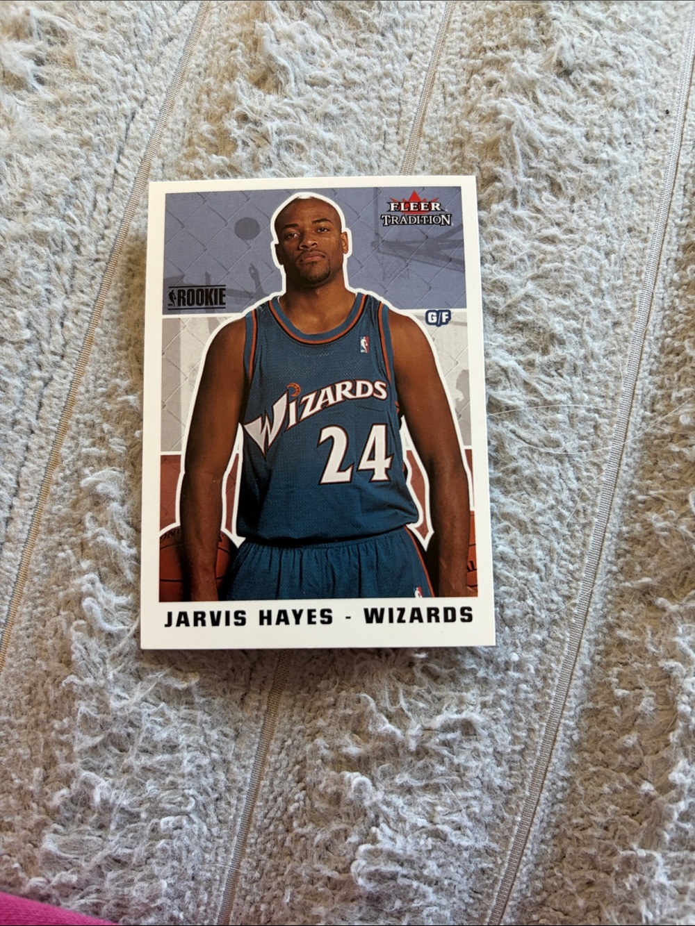 Wizards Rookie Basketball Trading Card - Blue